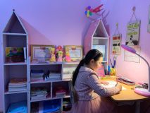 Ảnh góc học tập Khối 4 - Cuộc thi Ảnh chào mừng ngày 20/11