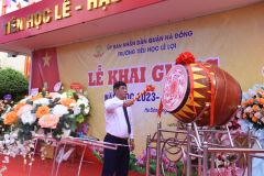 Trường Tiểu học Lê Lợi long trọng tổ chức lễ khai giảng năm học 2023 - 2024.