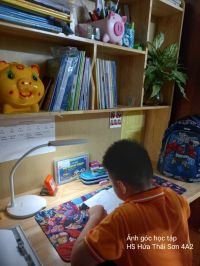 Góc học tập của HS lớp 4A2