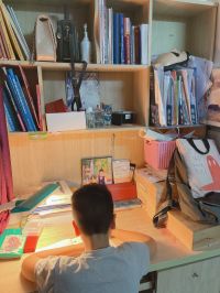 Góc học tập của HS lớp 4A7