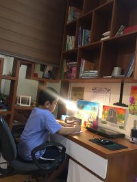Góc học tập của HS lớp 5A3