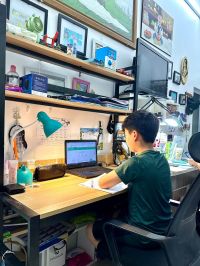 Góc học tập của HS lớp 5A3