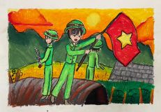 Cuộc thi vẽ tranh "Chiến thắng Điện Biên Phủ và Điện Biên Phủ hôm nay"