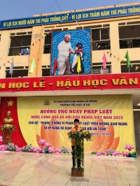 Hưởng ứng "Ngày Pháp luật Việt Nam 2022"