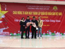 Trường Tiểu học Lê Lợi chào mừng 76 năm ngày thành lập Quân đội nhân dân Việt Nam