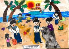 Cuộc thi vẽ tranh biển đảo