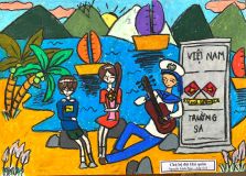 Cuộc thi vẽ tranh biển đảo