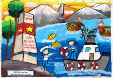 Cuộc thi vẽ tranh biển đảo