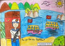 Cuộc thi vẽ tranh biển đảo