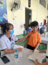HOẠT ĐỘNG KHÁM SỨC KHỎE CHO HỌC SINH  TRƯỜNG TIỂU HỌC LÊ LỢI