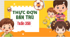 THỰC ĐƠN TUẦN 35B