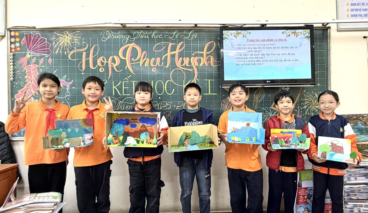 MĨ THUẬT SÁNG TAO: "Mô hình khu bảo tồn thiên nhiên"